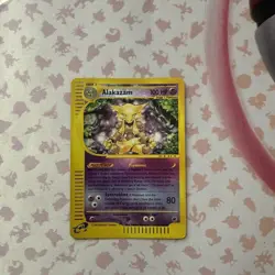 Pokemon TCG Alakazam Expedition Base Set 1/165 Holo Holo Rare - Image 1