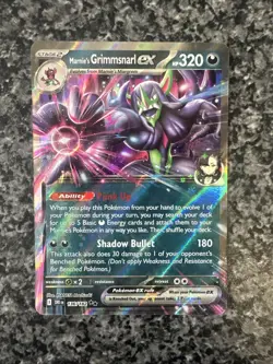 Marnies Grimmsnarl ex 136/182 - Destined Rivals - Pokemon TCG - Pack Fresh NM - Image 1