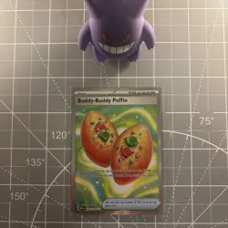 Buddy-Buddy Puffin 167/132 Mega Evolution Full Art Trainer Pokemon TCG NM - Image 1