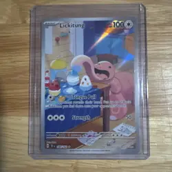 Lickitung 180/162 Pokemon Temporal Forces Illustration Rare Holo NM - Image 1