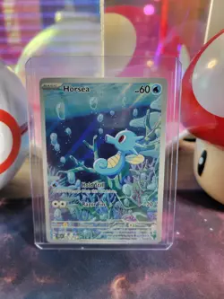 Horsea 67/64 Pokemon TCG S&V Shrouded Fable Illustration Rare Holo NM - Image 1
