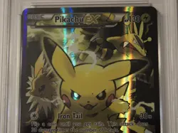 PIKACHU EX 2016 P.M XY124 Black Star, Promo RED & BLUE COLL (PSA GRADE: EX-MT 6) - Image 3