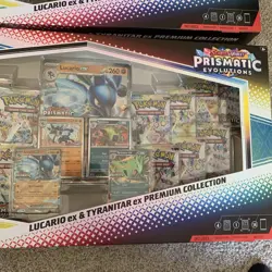 Pokemon Lucario Ex Tyranitar Ex Premium Collection Prismatic Evolution Lot of 2 - Image 2