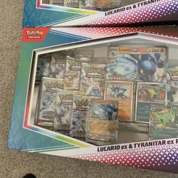 Pokemon Lucario Ex Tyranitar Ex Premium Collection Prismatic Evolution Lot of 2 - Image 3