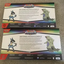 Pokemon Lucario Ex Tyranitar Ex Premium Collection Prismatic Evolution Lot of 2 - Image 4