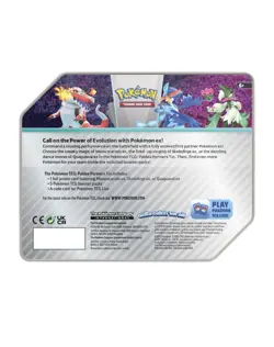Meowscarada ex Paldea Partners Tin - Pokemon TCG - Factory Sealed 5 Packs - Image 4