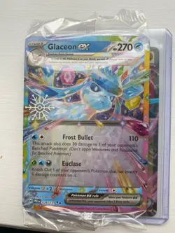 Glaceon ex 026/131 Pokemon TCG Holiday Calendar 2025 Snowflake Stamp - Image 1