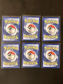 Pokemon 1st Edition Fossil Lot of 6 Trainers Played - Image 2