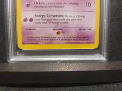 1999 Pokemon Fossil Gastly #33 1ST Edition PSA 9 Freshly Graded - Image 3