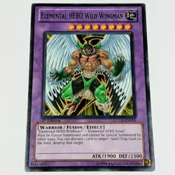 Yu-Gi-Oh! Elemental HERO Wild Wingman LCGX-EN055 1st Edition Common - Image 1