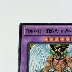 Yu-Gi-Oh! Elemental HERO Wild Wingman LCGX-EN055 1st Edition Common - Image 3
