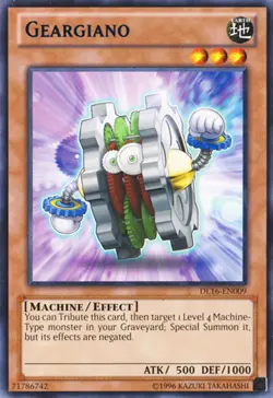 Geargiano - Blue - DL16-EN009 - Rare - Unlimited Edition x1 - Near Mint - Image 1