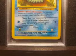 1999 Pokemon 1st Edition Fossil # 52 Omanyte PSA 9 Card MINT! Freshly Graded! - Image 3