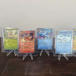 7x Pokemon 8 Cosmo Promo Cards from Costco Prismatic Evolutions Mini Tin Bundle - Image 2