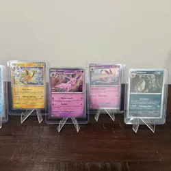 7x Pokemon 8 Cosmo Promo Cards from Costco Prismatic Evolutions Mini Tin Bundle - Image 3