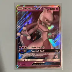 Mewtwo GX 31/68 Hidden Fates Ultra Rare Holo Pokemon Card - Image 1