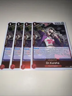 OP08-015 Dr.Kureha x4 Playset Rare English One Piece TCG Card Two Legends - Image 4