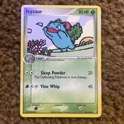 Pokemon Card Ivysaur 34/100 Uncommon EX Crystal Guardians LP - Image 1