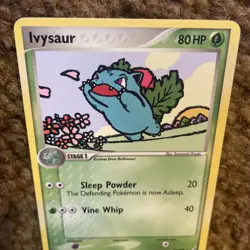 Pokemon Card Ivysaur 34/100 Uncommon EX Crystal Guardians LP - Image 2