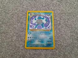 Pokemon TCG Trading Card Game Base Set Poliwrath Holo 13/102 - Image 1