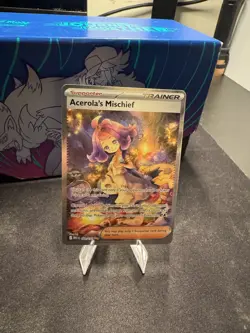 Acerola’s Mischief SIR English 183/132 Pokemon TCG Card - Image 1