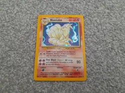 Pokemon TCG Trading Card Game Base Set Ninetales Holo 12/102 - Image 1