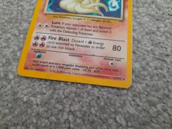 Pokemon TCG Trading Card Game Base Set Ninetales Holo 12/102 - Image 5