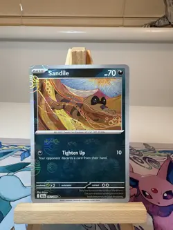 Sandile 057/086 Master Ball Scarlet & Violet Black bolt Pokemon Card 2025 - Image 1