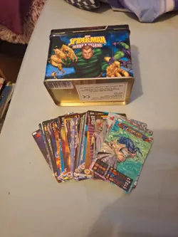 Spiderman Heroes And Villains Cards with box - Image 2