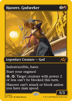 Hazoret, Godseeker (First-Place 462) FOIL Aetherdrift NM CARD ABUGames - Image 1