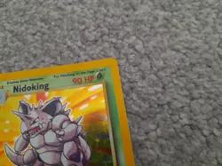 Pokemon TCG Trading Card Game Base Set Nidoking Holo 11/102 - Image 3