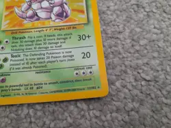 Pokemon TCG Trading Card Game Base Set Nidoking Holo 11/102 - Image 5
