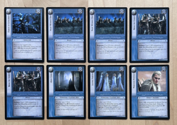 ELF (RARE) COLLECTION (LORD OF THE RINGS TRADING CARD GAME, LOT OF 8 RARE CARDS) - Image 1