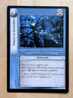 ELF (RARE) COLLECTION (LORD OF THE RINGS TRADING CARD GAME, LOT OF 8 RARE CARDS) - Image 5