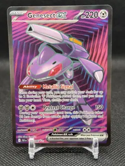 Genesect EX 161/086 Pokemon TCG Black Bolt Ultra Rare Full Art Card - Image 1