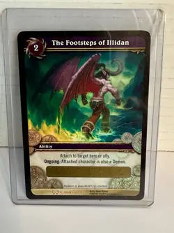 World Of Warcraft Loot Cards Unused Illidian & Tiny. Factory sealed TCG WOW - Image 1