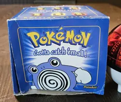 Pokemon 1999 Poliwhirl 23K Gold-Plated Trading Card #61 Burger King Blue Box - Image 4