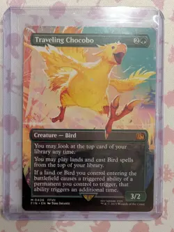 Traveling Chocobo (Borderless) Regular MTG Final Fantasy English - Image 1