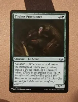 MTG Tireless Provisioner x1 NM from The List Reprints - Image 1