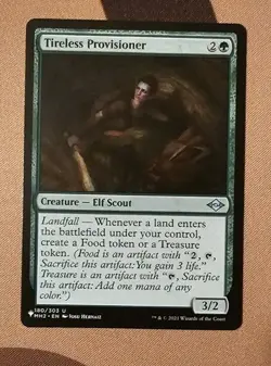 MTG Tireless Provisioner x1 NM from The List Reprints - Image 3