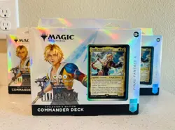 MTG Magic Final Fantasy Counter Blitz Commander Deck Collector’s Edition Tidus - Image 1
