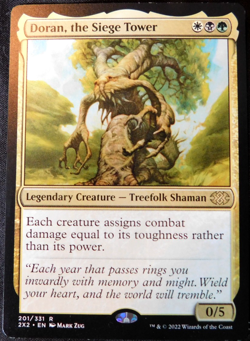 MTG Single - Doran, The Siege Tower, NM, Excellent Condition, Legendary Treefolk - Image 1