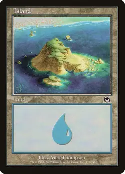 Island 337 1x FOIL MtG FOIL Onslaught SP/NM - Image 1
