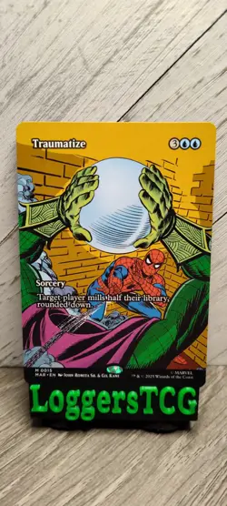 MTG Traumatize BORDERLESS / MAR 0015 M NM - Image 1