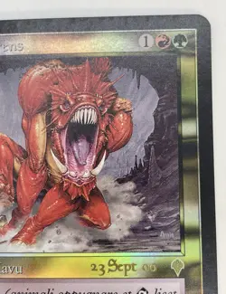 MTG Magic The Gathering Kavu Furens Foil Latin Invasion Pre-Release WotC -NM - Image 3