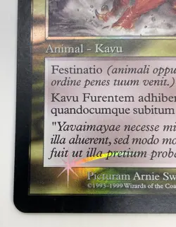 MTG Magic The Gathering Kavu Furens Foil Latin Invasion Pre-Release WotC -NM - Image 5