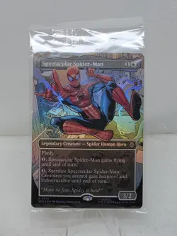 Magic The Gathering - Spectacular Spider-Man 0014 Prerelease PROMO Full Art Foil - Image 1