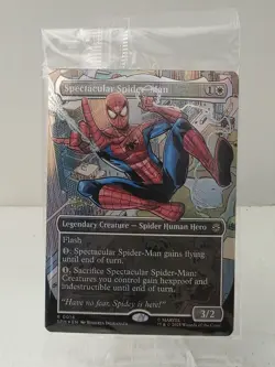 Magic The Gathering - Spectacular Spider-Man 0014 Prerelease PROMO Full Art Foil - Image 2