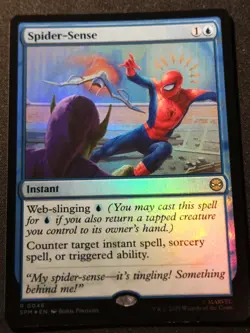 Spider-Sense - Foil - SPM - MTG - EN - NM - 0046 - Image 1