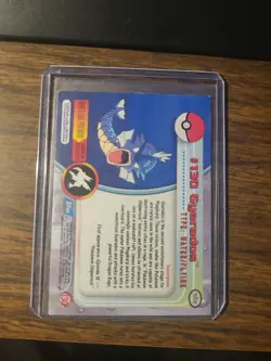 Gyarados #130 - Pokemon Topps Card TV Animation Series 3 - Non Holo - Blue Logo - Image 1